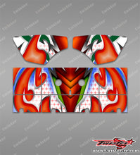 TR-S8W-MA20  Serpent SRX8 Wing Metallochrome/Optical white Wave Pattern Wrap ( Type A20 ) 4 colors