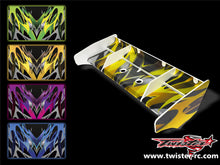 TR-S8W-MA2 Serpent SRX8 Wing Metallic/Optical White Pattern Wrap ( Type A2 ) 4 colors