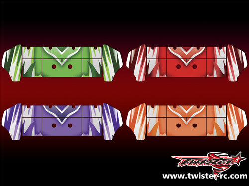 TR-S8W-MA5 Serpent SRX8 Wing Metallic/Optical White Pattern Wrap ( Type A5 )