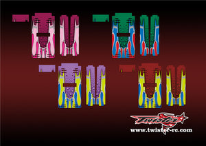 TR-TB-MA10 T-Work's Off Road Starter Box Metallochrome Wave Pattern Wrap ( Type A10 ) 4 Colors