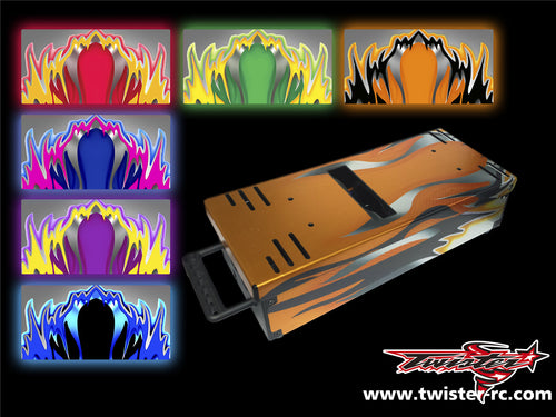 TR-TB-MA1 T-Work's Off Road Starter Box Metallic/Optical White Pattern Wrap ( Type A1 ) 6colors