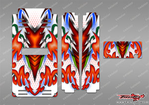 TR-TB-MA20  T-Work's Off Road Starter Box Metallochrome/Optical white Wave Pattern Wrap ( Type A20 ) 4 colors