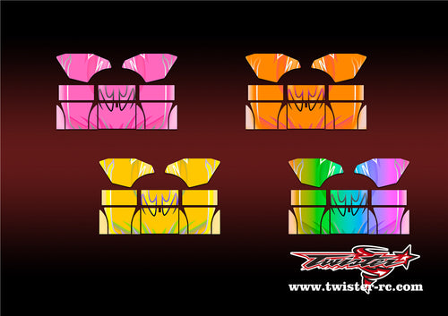 TR-TCW-MA11 Team C Wing Metallic/Optical White Pattern Wrap ( Type A11 ) 4 Colors