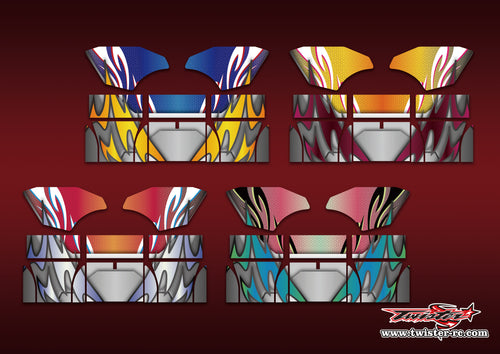 TR-TCW-MA14 Team C Wing Metallic/Optical White Pattern Wrap ( Type A14 )4 Colors