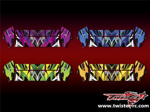 TR-TCW-MA2 Team C Wing Metallic/Optical White Pattern Wrap ( Type A2 )4 colors