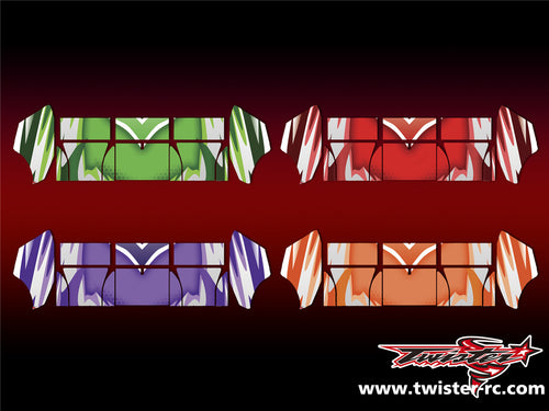 TR-TCW-MA5 Team C Wing Metallic/Optical White Pattern Wrap ( Type A5 )