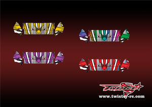TR-TCW-MA8 Team C Wing Metallic/Optical White Pattern Wrap ( Type A8 ) 4colors