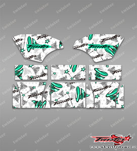 TR-TCW-MT2 Team C Wing Optical White Pattern Wrap ( Type MT2 )4 Colors