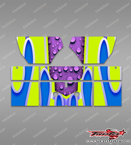 TR-TLRW-MA10 TLR Wing Metallic/Optical White Pattern Wrap ( Type A10 )  4 Colors