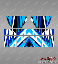 TR-TLRW-MA19 TLR Wing Metallic/Optical White Pattern Radio Wrap ( Type A19 ) 4 Colors