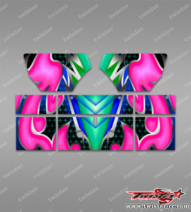TR-TLRW-MA20  TLR Wing Metallochrome/Optical white Wave Pattern Wrap ( Type A20 ) 4 colors