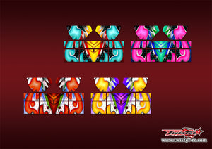 TR-TLRW-MA20  TLR Wing Metallochrome/Optical white Wave Pattern Wrap ( Type A20 ) 4 colors