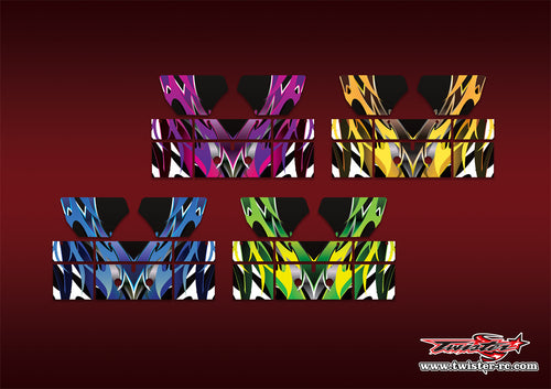 TR-TLRW-MA2 TLR Wing Metallic/Optical White Pattern Wrap ( Type A2 ) 4 colors