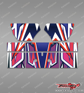 TR-TLRW-MA4 TLR Wing Metallic/Optical White Pattern Wrap ( Type A4 ) 4 colors