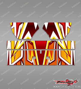 TR-TLRW-MA4 TLR Wing Metallic/Optical White Pattern Wrap ( Type A4 ) 4 colors