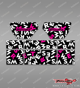 TR-TLRW-MT1 TLR Wing Optical White Pattern Wrap ( Type MT1 )4 Colors