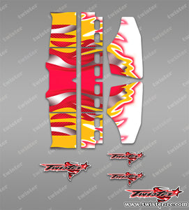 TR-TW-MA1 T-WORK'S Airflow Buggy Wing Metallic/Optical White Pattern Wrap ( Type A1 ) 6 colors