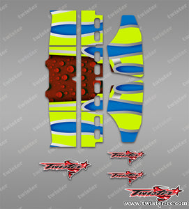 TR-TW-MA10 T-WORK'S Airflow Buggy Wing Metallic/Optical White Pattern Wrap ( Type A10 ) 4 colors