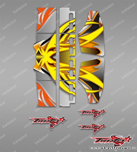 TR-TW-MA12 T-WORK'S Airflow Buggy Wing Metallic/Optical White Pattern Wrap ( Type A12 ) 4 colors