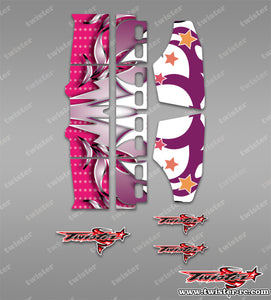 TR-TW-MA13 T-WORK'S Airflow Buggy Wing Metallic/Optical White Pattern Wrap ( Type A13 ) 4 colors