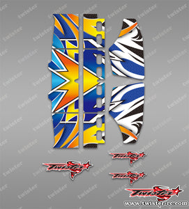 TR-TW-MA15 T-Works Wing Metallic/Optical White Pattern Wrap ( Type A15)4 Colors