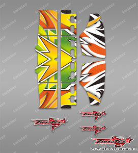 TR-TW-MA15 T-Works Wing Metallic/Optical White Pattern Wrap ( Type A15)4 Colors