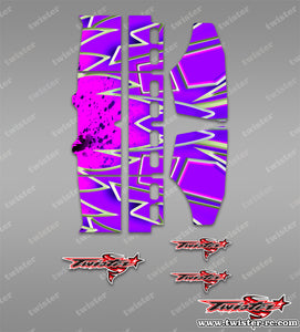 TR-TW-MA18 T-Works Wing Metallic/Optical White Pattern Wrap ( Type A18 )4 Colors