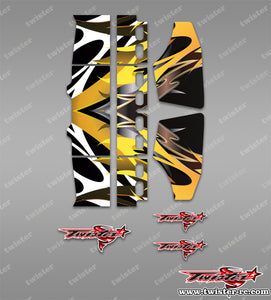 TR-TW-MA2 T-WORK'S Airflow Buggy Wing Metallic/Optical White Pattern Wrap ( Type A2 ) 4 colors