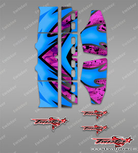 TR-TW-MA7 T-WORK'S Airflow Buggy Wing Metallic/Optical White Pattern Wrap ( Type A7 ) 4 colors