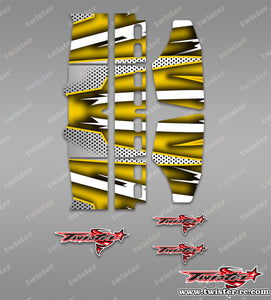TR-TW-MA8 T-WORK'S Airflow Buggy Wing Metallic/Optical White Pattern Wrap ( Type A8 ) 4 colors