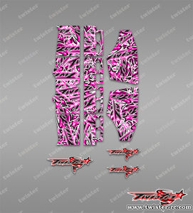 TR-TW-MT3 T-WORK'S Airflow Buggy Wing Optical White Pattern Wrap ( Type MT3 )4 Colors