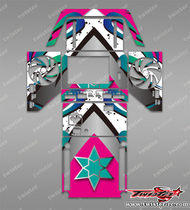 TR-UP6+-MA16 Ultra Power UP6+ Metallic/Optical White Pattern Wrap ( Type A16)4 Colors