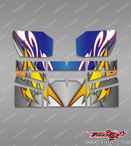 TR-VP23W-MA14   VP 2023 Wing Metallic/Optical White Pattern Wrap ( Type A14 )4 Colors