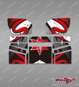 TR-VP23W-MA16   VP 2023 Wing Metallic/Optical White Pattern Wrap ( Type A16)4 Colors