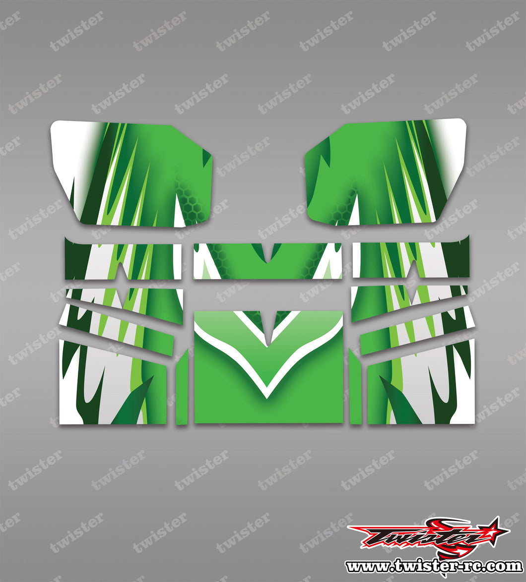 TR-VP23W-MA5   VP 2023 Wing Metallic/Optical White Pattern Wrap ( Type A5 ) 4 Colors