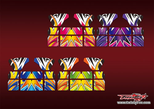 TR-VPW-MA15 VP Wing Metallic/Optical White Pattern Wrap ( Type A15)4 Colors