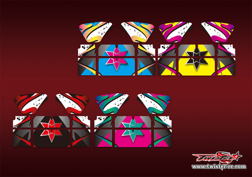 TR-VPW-MA16 VP Wing Metallic/Optical White Pattern Wrap ( Type A16)4 Colors
