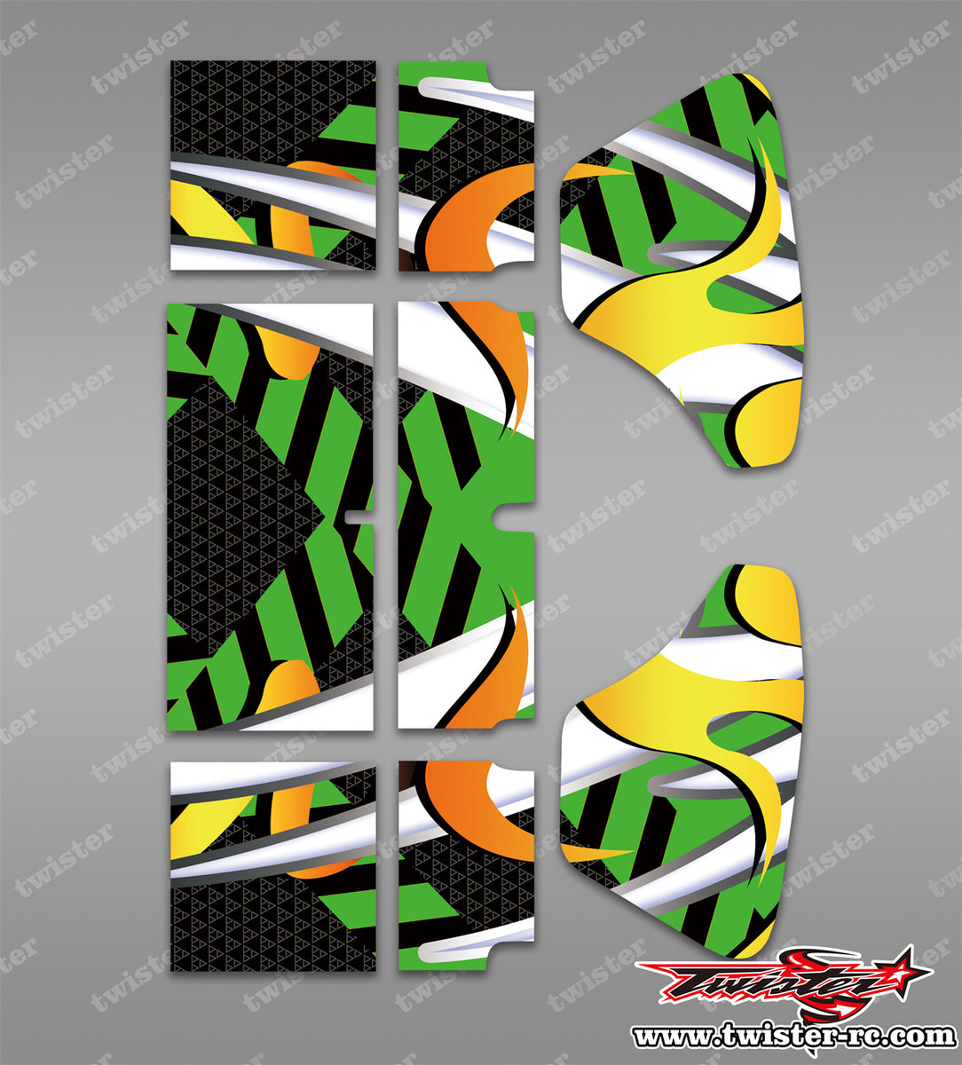 TR-VPW-MA17 VP Wing Metallic/Optical White Pattern Wrap ( Type A17 )4 ...