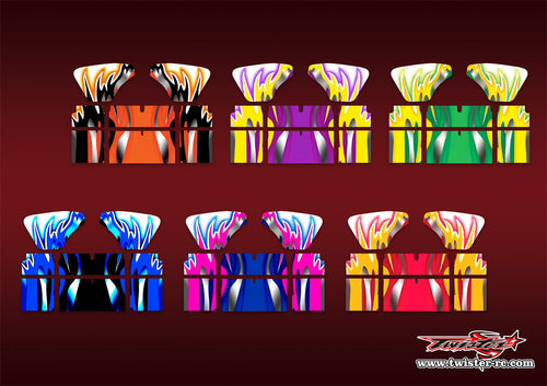 TR-VPW-MA1 VP Wing Metallic/Optical White Pattern Wrap ( Type A1 ) 6 colors