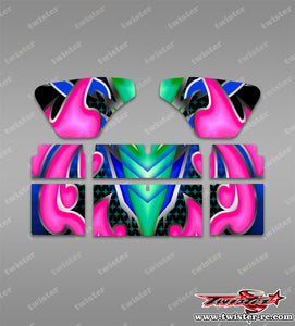 TR-VPW-MA20  VP Wing Metallochrome/Optical white Wave Pattern Wrap ( Type A20 ) 4 colors