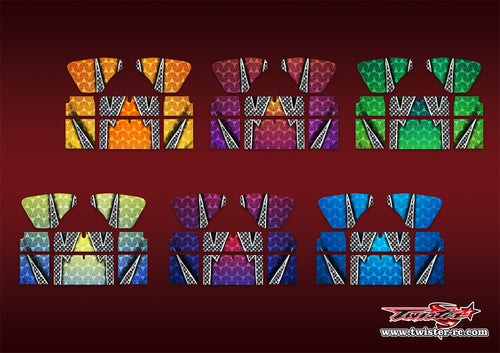TR-VPW-MA3 VP Wing Metallic/Optical White Pattern Wrap ( Type A3 ) 6 colors