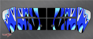 TR-X8W-MA1  Xray XB8 Wing Metallic/Optical White Pattern Wrap ( Type A1 ) 6 colors