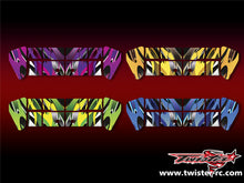 TR-X8W-MA2 Xray XB8 Wing Metallic/Optical White Pattern Wrap ( Type A2 )4 colors