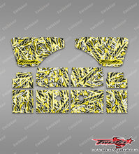 TR-XB823W-MT3  Xray XB8 2023 Wing Optical White Pattern Wrap ( Type MT3 )4 Colors