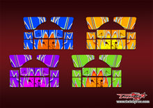 TR-XB8W-MA18 Xray XB8 2022 Wing Metallic/Optical White Pattern Wrap ( Type A18 )4 Colors