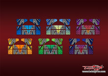 TR-XB8W-MA3 Xray XB8 2022 Wing  Metallic/Optical White Pattern Wrap ( Type A3 ) 6 colors
