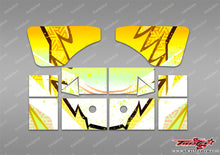 TR-XB8W-MA6 Xray XB8 2022 Wing Metallic/Optical White Pattern Wrap( Type A6 )4 Colors