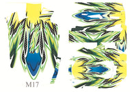TR-C Radio Custom Metallic/Optical White Wave Pattern Wrap